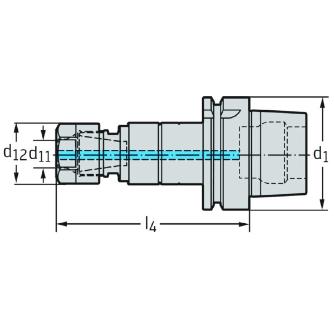 ワルタージャパン（株） コレットチャック AB035 コレットチャック AB035-H100-ER25-134