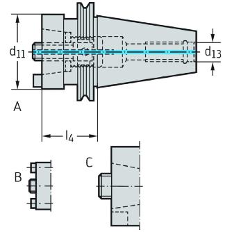 ワルタージャパン（株） アダプターおよびクランプユニット A100M アダプターおよびクランプユニット A100M.3.50.035.63