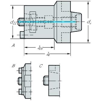 ワルタージャパン（株） アダプターおよびクランプユニット A102M アダプターおよびクランプユニット A102M.0.63.070.40