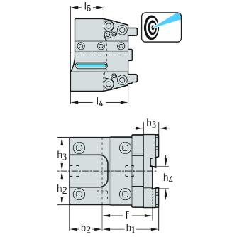 ワルタージャパン（株） アダプターおよびクランプユニット A2110 アダプターおよびクランプユニット A2110-BT45-26R-080-P