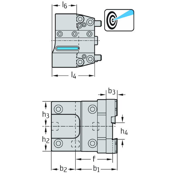 ワルタージャパン（株） アダプターおよびクランプユニット A2110 アダプターおよびクランプユニット A2110-BT65-32L-083-P