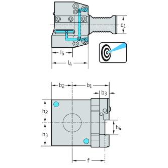 ワルタージャパン（株） アダプターおよびクランプユニット A2110 アダプターおよびクランプユニット A2110-V40-32L-080-P
