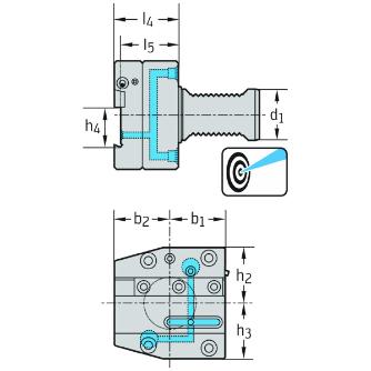 ワルタージャパン（株） アダプターおよびクランプユニット A2111 アダプターおよびクランプユニット A2111-V30-32R-045-P