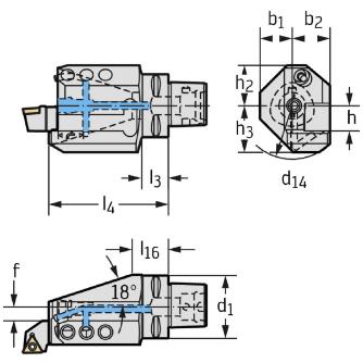 ワルタージャパン（株） アダプターおよびクランプユニット A2120 アダプターおよびクランプユニット A2120-C6-20L-105-P