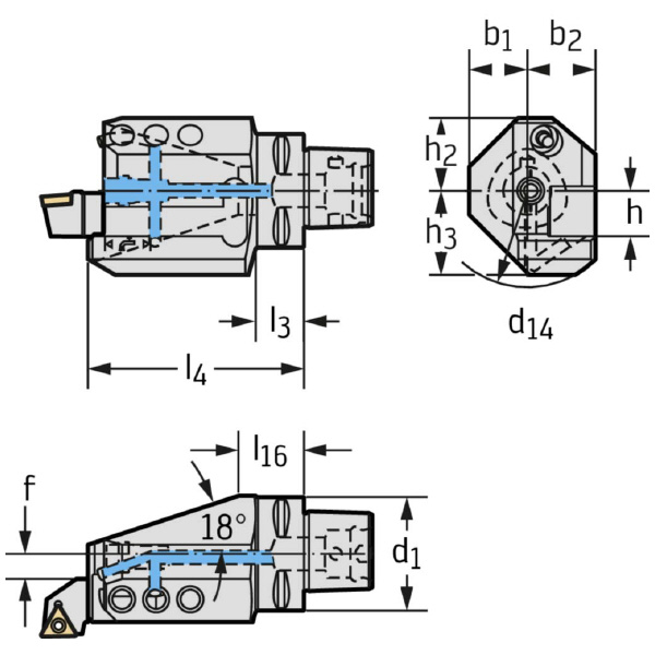ワルタージャパン（株） アダプターおよびクランプユニット A2120 アダプターおよびクランプユニット A2120-C6-25R-122-P