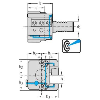 ワルタージャパン（株） アダプターおよびクランプユニット A2120 アダプターおよびクランプユニット A2120-V30-20N-070-P