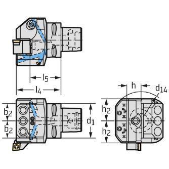 ワルタージャパン（株） アダプターおよびクランプユニット A2121 アダプターおよびクランプユニット A2121-C6-25N-076-P
