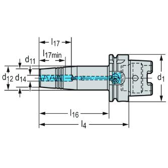 ワルタージャパン（株） スリムハイドロチャックアダプター AB019-H スリムハイドロチャックアダプター AB019-H100-P12-120