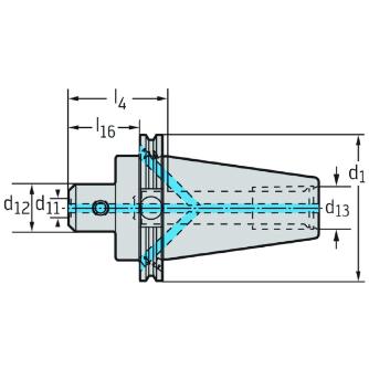 ワルタージャパン（株） ウエルドンシャンクアダプター AB044 ウエルドンシャンクアダプター AB044.K40-W26-044