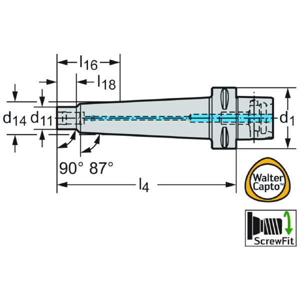 ワルタージャパン（株） CaptoTM アダプター ビビり抑制 AC060-C ＣａｐｔｏＴＭ　アダプター　ビビり抑制 AC060-C6-T28-185