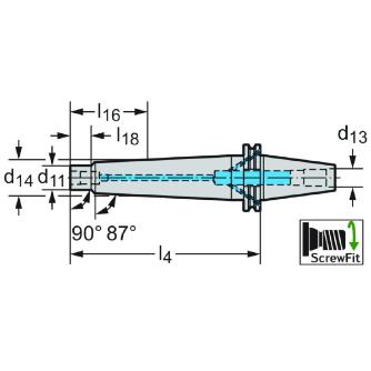 ワルタージャパン（株） 防振機能付き SK アダプター AC060-S 防振機能付き　ＳＫ　アダプター AC060-S50-T22-235