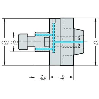 ワルタージャパン（株） アダプターおよびクランプユニット AK155M アダプターおよびクランプユニット AK155M.0.63.030.16