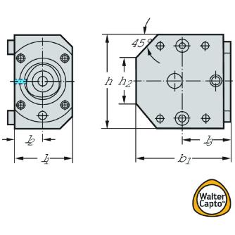 ワルタージャパン（株） アダプターおよびクランプユニット C3 アダプターおよびクランプユニット C3-LC2090-19039M