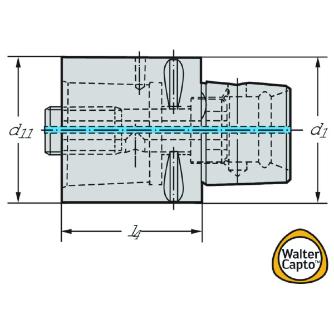 ワルタージャパン（株） アダプターおよびクランプユニット C4 アダプターおよびクランプユニット C4-391.01-40 040