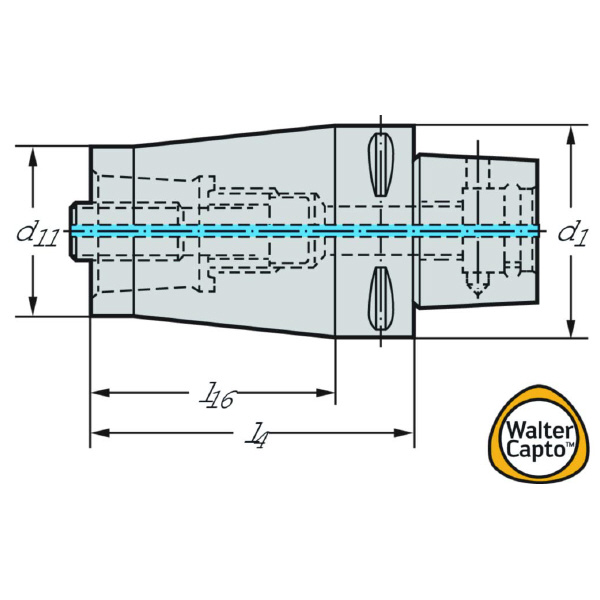 ワルタージャパン（株） アダプターおよびクランプユニット C4 アダプターおよびクランプユニット C4-391.02-32 070A