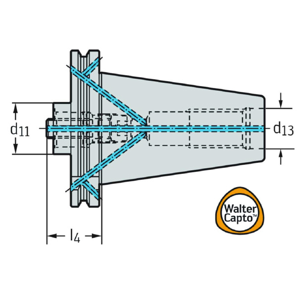 ワルタージャパン（株） アダプターおよびクランプユニット C8 アダプターおよびクランプユニット C8-390.540-50 070A