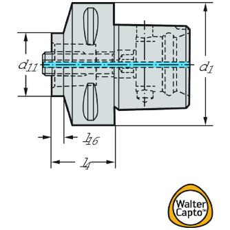 ワルタージャパン（株） アダプターおよびクランプユニット C8 アダプターおよびクランプユニット C8-391.02-50 045A