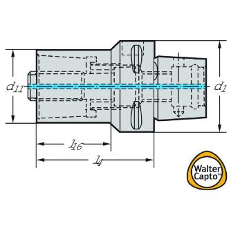 ワルタージャパン（株） アダプターおよびクランプユニット C8 アダプターおよびクランプユニット C8-391.02-63 080B