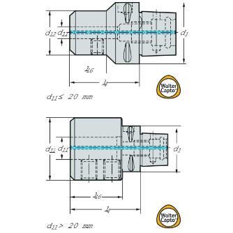 ワルタージャパン（株） アダプターおよびクランプユニット C8 アダプターおよびクランプユニット C8-391.20-32 080