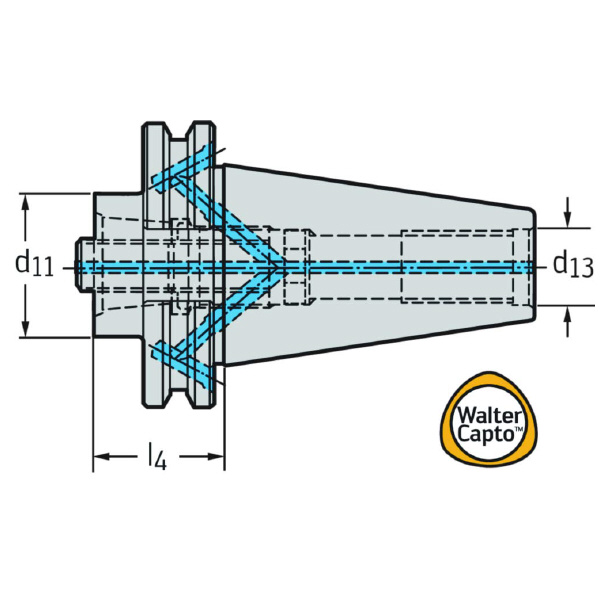 ワルタージャパン（株） アダプターおよびクランプユニット C8 アダプターおよびクランプユニット C8-A390B.45-50 070