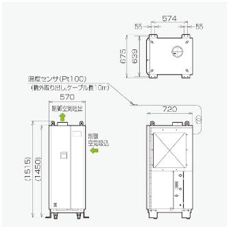 オリオン機械（株） 精密空調機 PAP 精密空調機 PAP10C1-W1