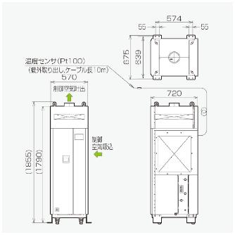 オリオン機械（株） 精密空調機 PAP 精密空調機 PAP10C1-FW1