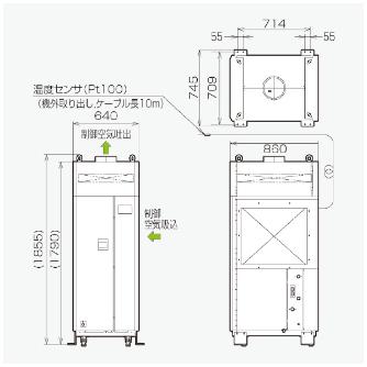 オリオン機械（株） 精密空調機 PAP 精密空調機 PAP20C1-FW