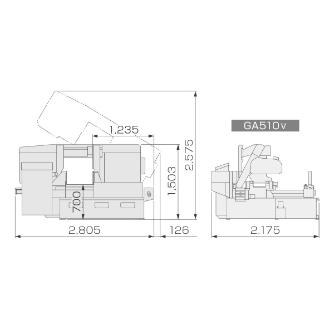 大東精機（株） バンドソーマシン GA バンドソーマシン GA5105