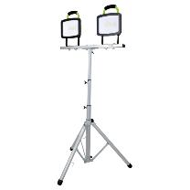 日動工業（株） LEDパワーライト60W 三脚2灯式 LEN