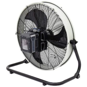 日動工業（株） AC/DC兼用充電ファン【風迅】 K ＡＣ／ＤＣ兼用充電ファン【風迅】 K-L450RE