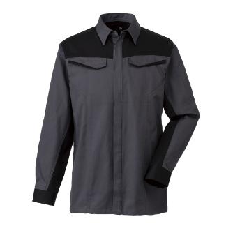 日新被服（株） 長袖シャツ R5541-54 長袖シャツ R5541-54-LL ｼｯｸﾌﾞﾗｯｸ