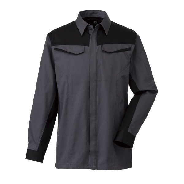 日新被服（株） 長袖シャツ R5541-54 長袖シャツ R5541-54-4L ｼｯｸﾌﾞﾗｯｸ