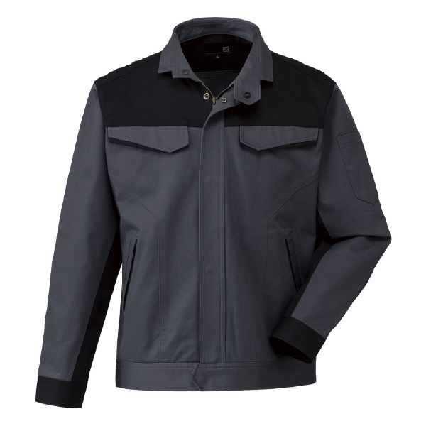 日新被服（株） 長袖ジャンパー R5561-54 長袖ジャンパー R5561-54-6L ｼｯｸﾌﾞﾗｯｸ