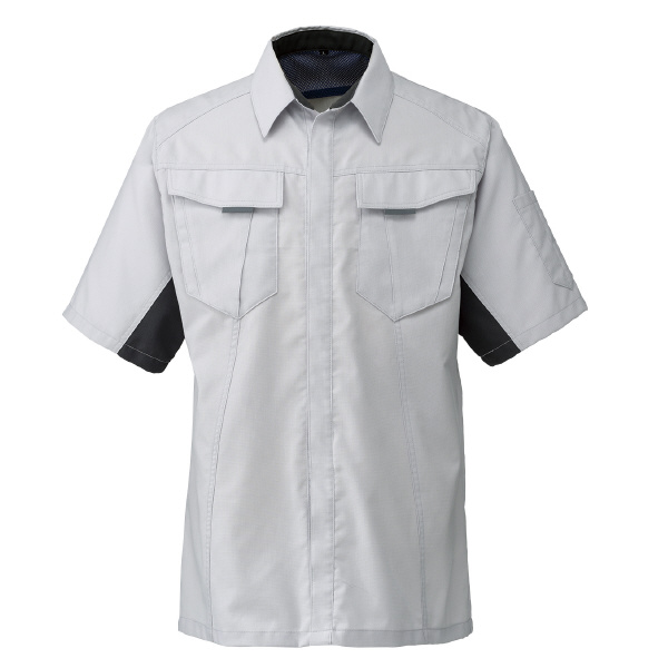 日新被服（株） 半袖シャツ SR2531-40 半袖シャツ SR2531-40-LL ｼﾙﾊﾞｰ