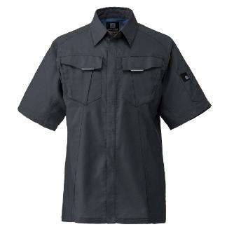 日新被服（株） 半袖シャツ SR2531-54 半袖シャツ SR2531-54-M ｼｯｸﾌﾞﾗｯｸ