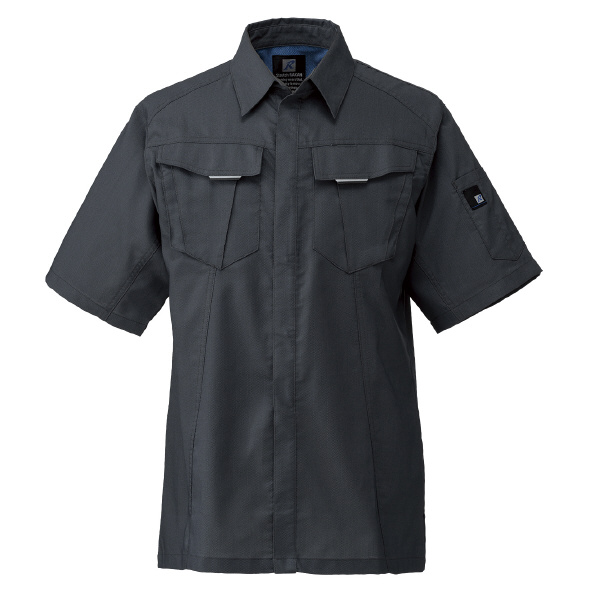 日新被服（株） 半袖シャツ SR2531-54 半袖シャツ SR2531-54-L ｼｯｸﾌﾞﾗｯｸ