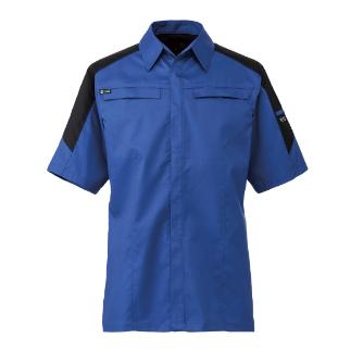 日新被服（株） 半袖シャツ SR2631-30 半袖シャツ SR2631-30-M ﾌﾞﾙｰ