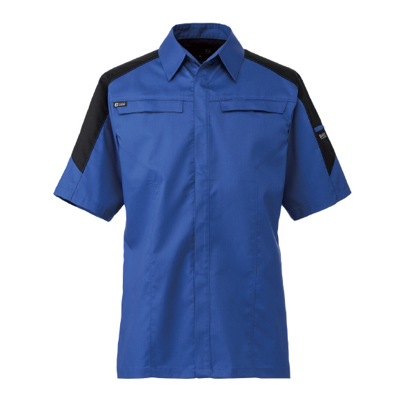 日新被服（株） 半袖シャツ SR2631-30 半袖シャツ SR2631-30-3L ﾌﾞﾙｰ