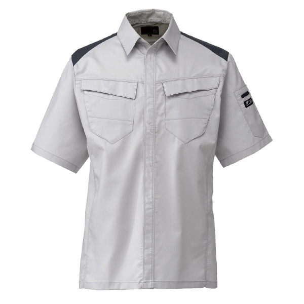 日新被服（株） 半袖シャツ SR2633-40 半袖シャツ SR2633-40-3L ｼﾙﾊﾞｰ