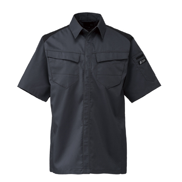 日新被服（株） 半袖シャツ SR2633-54 半袖シャツ SR2633-54-LL ｼｯｸﾌﾞﾗｯｸ