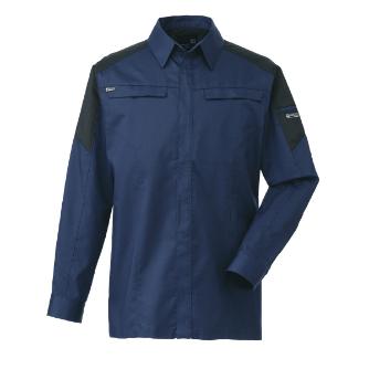 日新被服（株） 長袖シャツ SR2641-02 長袖シャツ SR2641-02-S ﾈｲﾋﾞｰ