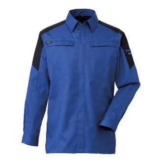 日新被服（株） 長袖シャツ SR2641-30 長袖シャツ SR2641-30-4L ﾌﾞﾙｰ