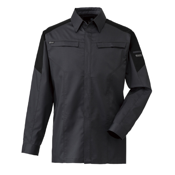 日新被服（株） 長袖シャツ SR2641-54 長袖シャツ SR2641-54-6L ｼｯｸﾌﾞﾗｯｸ