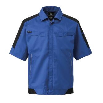 日新被服（株） 半袖ジャンパー SR2651-30 半袖ジャンパー SR2651-30-LL ﾌﾞﾙｰ