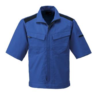 日新被服（株） 半袖ジャンパー SR2653-30 半袖ジャンパー SR2653-30-LL ﾌﾞﾙｰ