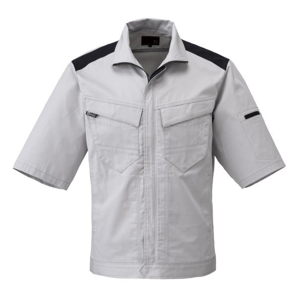 日新被服（株） 半袖ジャンパー SR2653-40 半袖ジャンパー SR2653-40-4L ｼﾙﾊﾞｰ