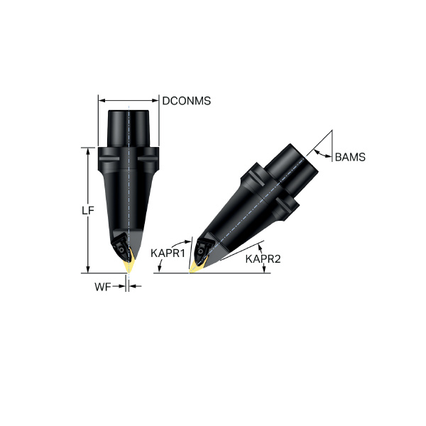 サンドビック（株） コロターンプライム 切削ユニット C8-CP-70BL00160-12B コロターンプライム　切削ユニット　【Ｆ】 C8-CP-70BL00160-12B