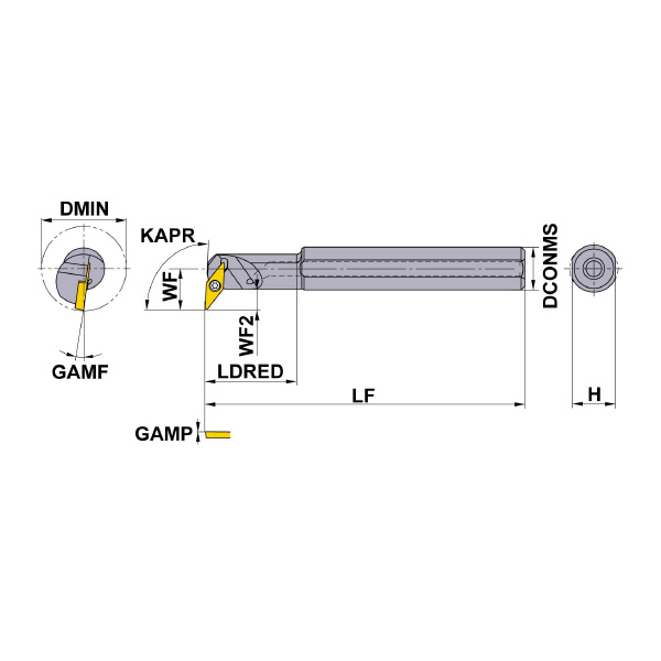 三菱マテリアル（株） 小物部品加工用ボーリングバー S30 小物部品加工用ボーリングバー S30-20SVUBR11-150-C