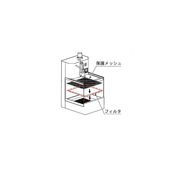 パナソニックインダストリー（株） エアフィルタ EC エアフィルタ EC-BFX3