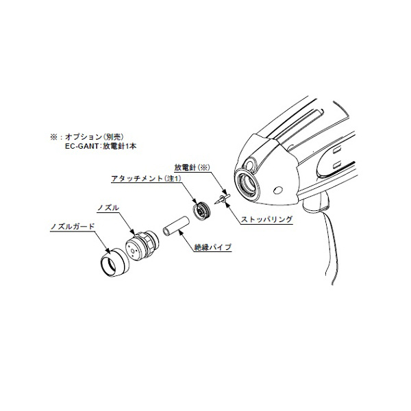 パナソニックインダストリー（株） 放電針 EC-GANT 放電針 EC-GANT